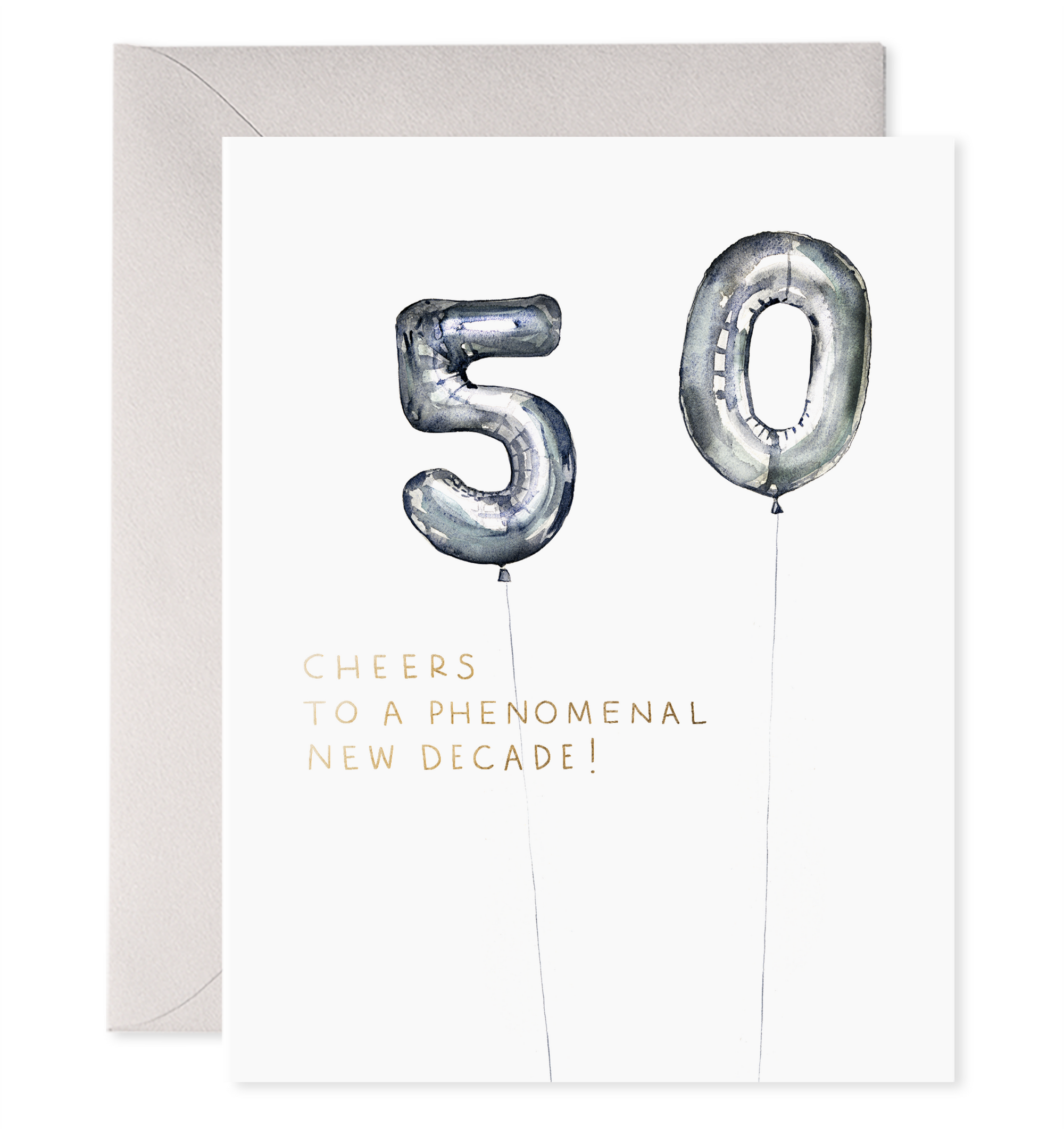 50th Birthday Greeting Card