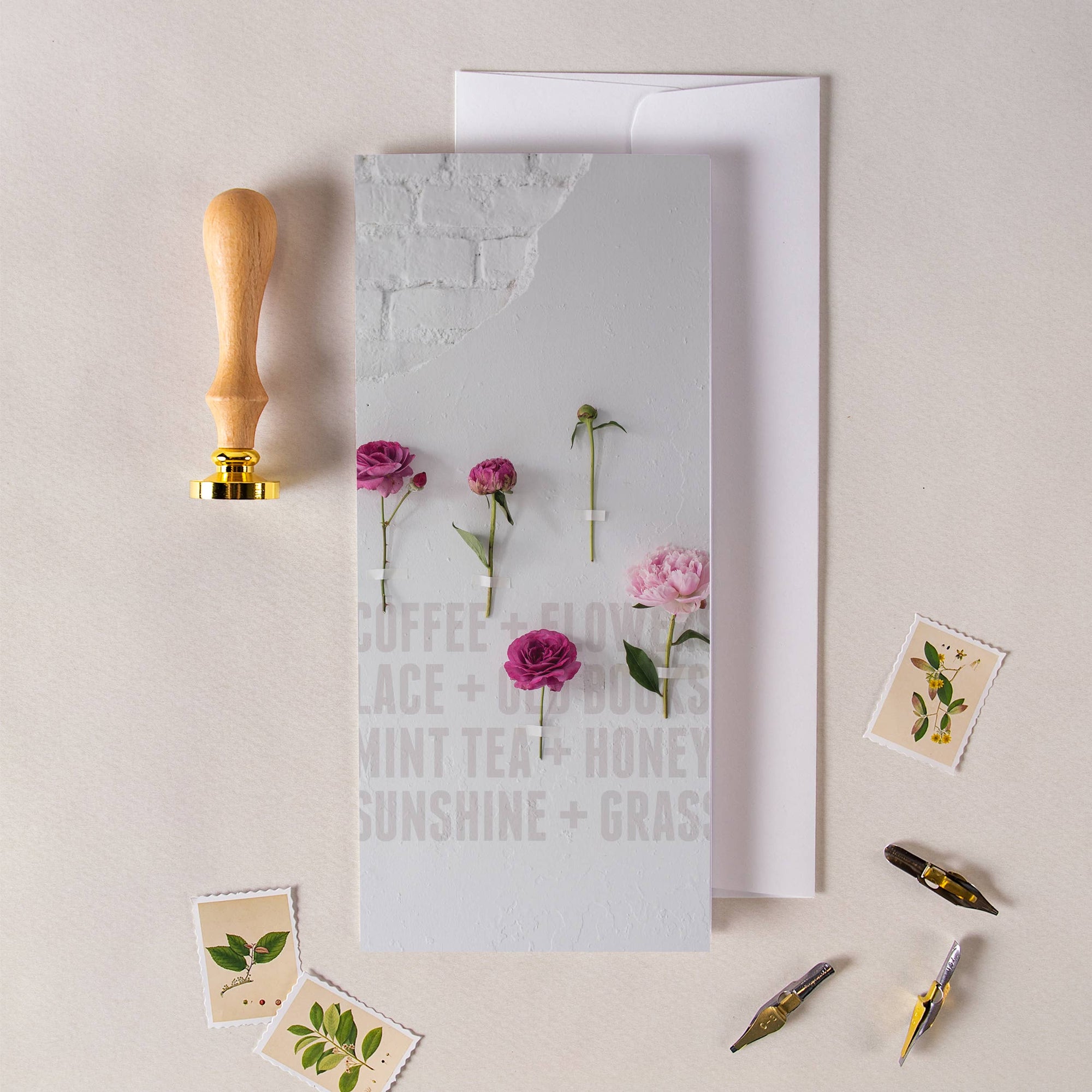 Flower Wall Birthday Card