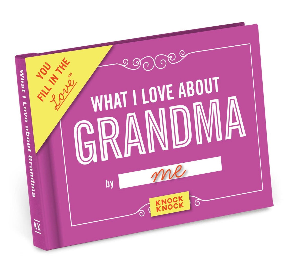 Knock Knock What I Love About Grandma Fill In Book