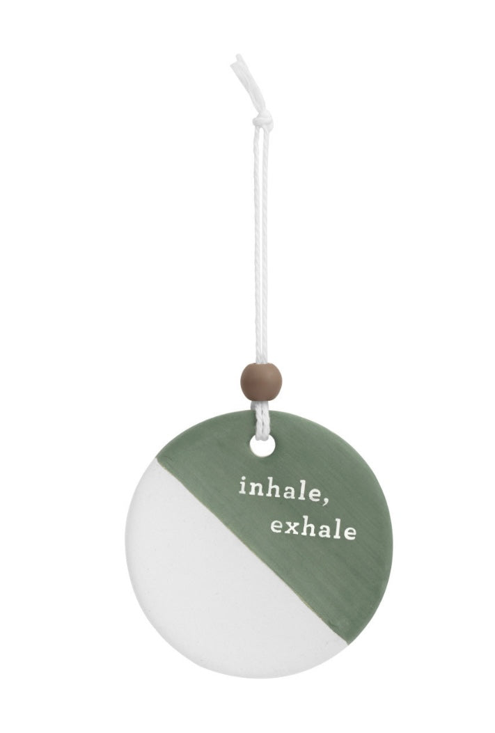 Inhale Hanging Oil Diffuser Ornament