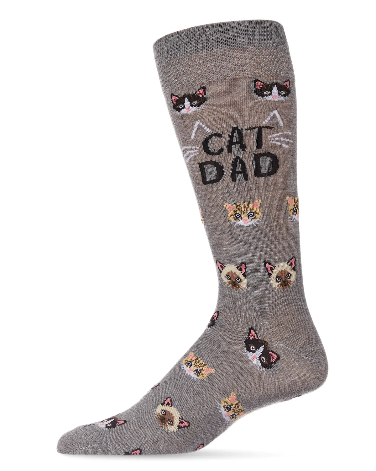 Men's Crew Socks Cat Dad