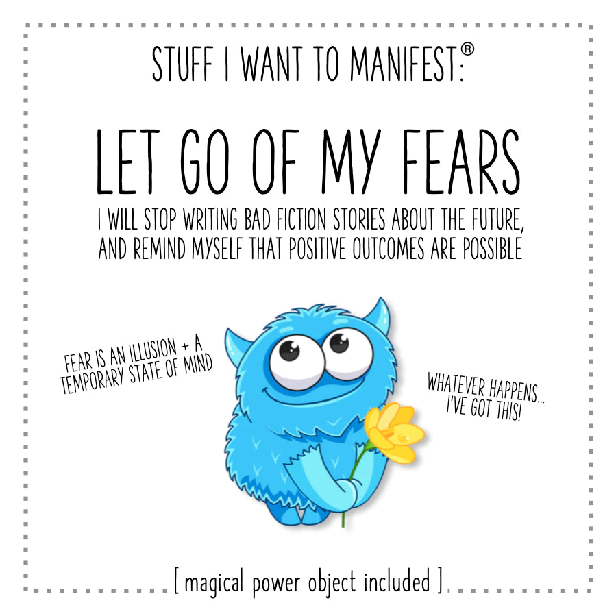 Let Go of My Fears Manifest Card