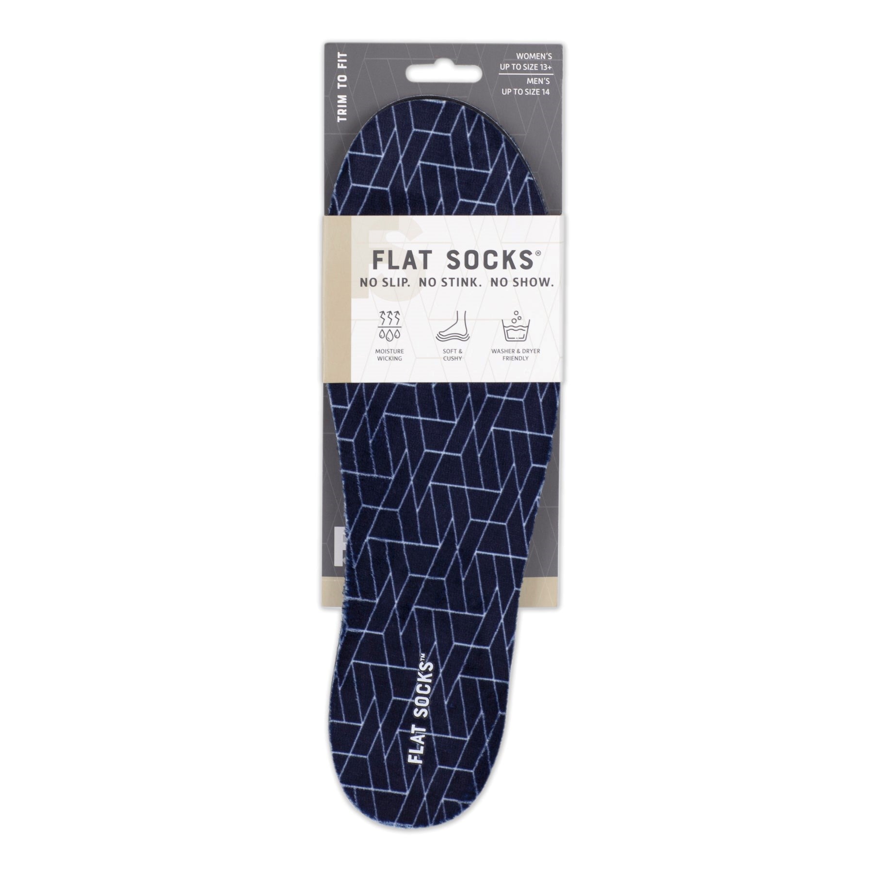 Navy Flat Socks