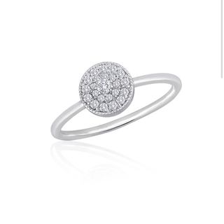 Round Cubic Zirconia Stacks Ring STK26